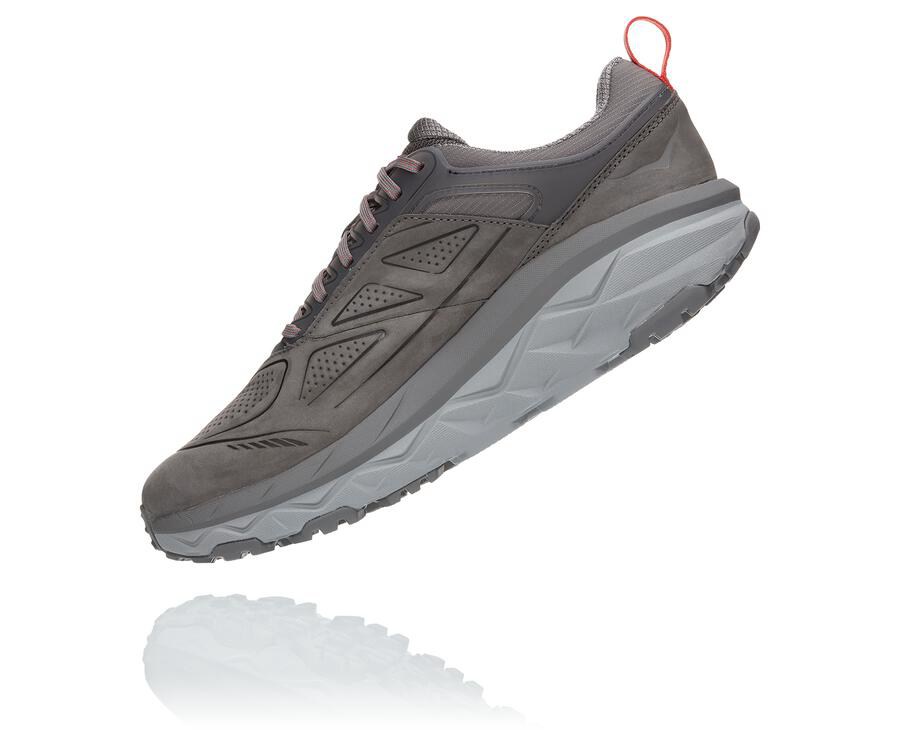 Tenis Trail Hoka One One Masculino Cinzentas - Challenger Baixo Gore-Tex - 603-ZCHKIR